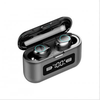 New F9 TWS Charging Box Wireless Headphone  9D Stereo Sports Waterproof Earbuds Headsets Bluetooth 5.0 Earphones